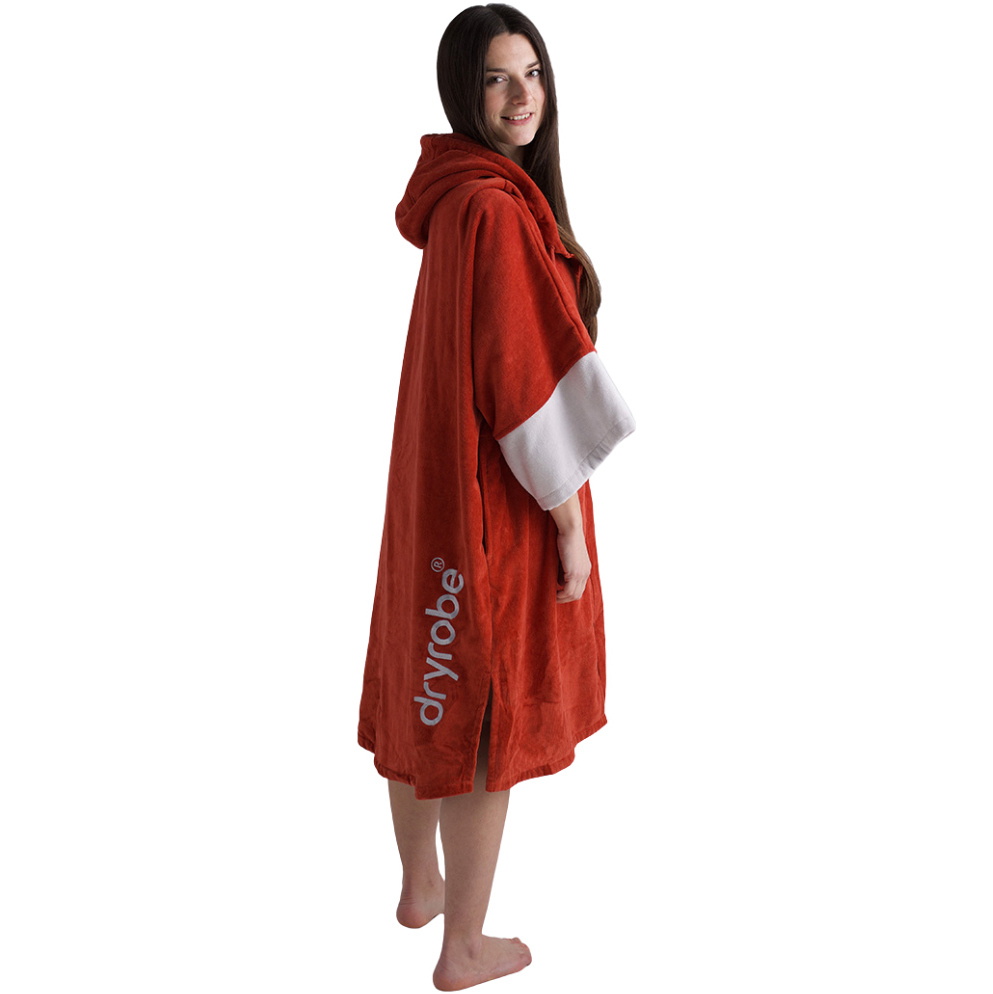 Albornoz De Toalla Orgánico Con Cremallera Completa « Dryrobe » 2026 ORGANICFZTRBO - Burnt Orange